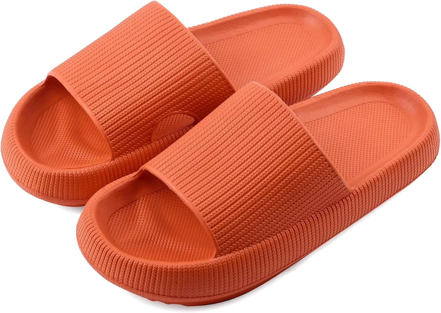 Pillow Slippers for Women and Men Non-Slip Shower Slides Shoes Comfort Cloud House Sandals Thick Sole Indoor Outdoor