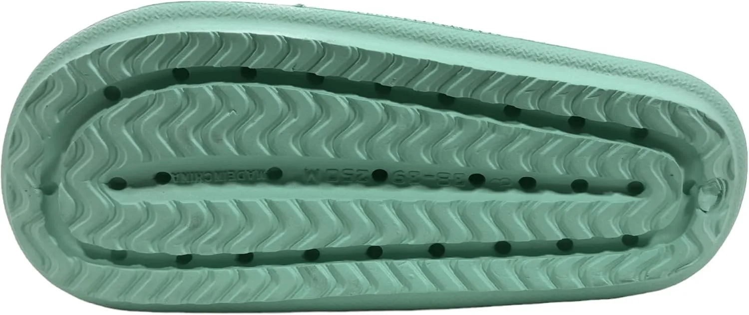 Pillow Slippers for Women Non Slip Quick Drying Shower Slides Bathroom Sandals | Ultra Cushion | Thick Sole
