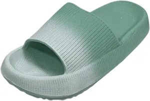 Pillow Slippers for Women Non Slip Quick Drying Shower Slides Bathroom Sandals | Ultra Cushion | Thick Sole