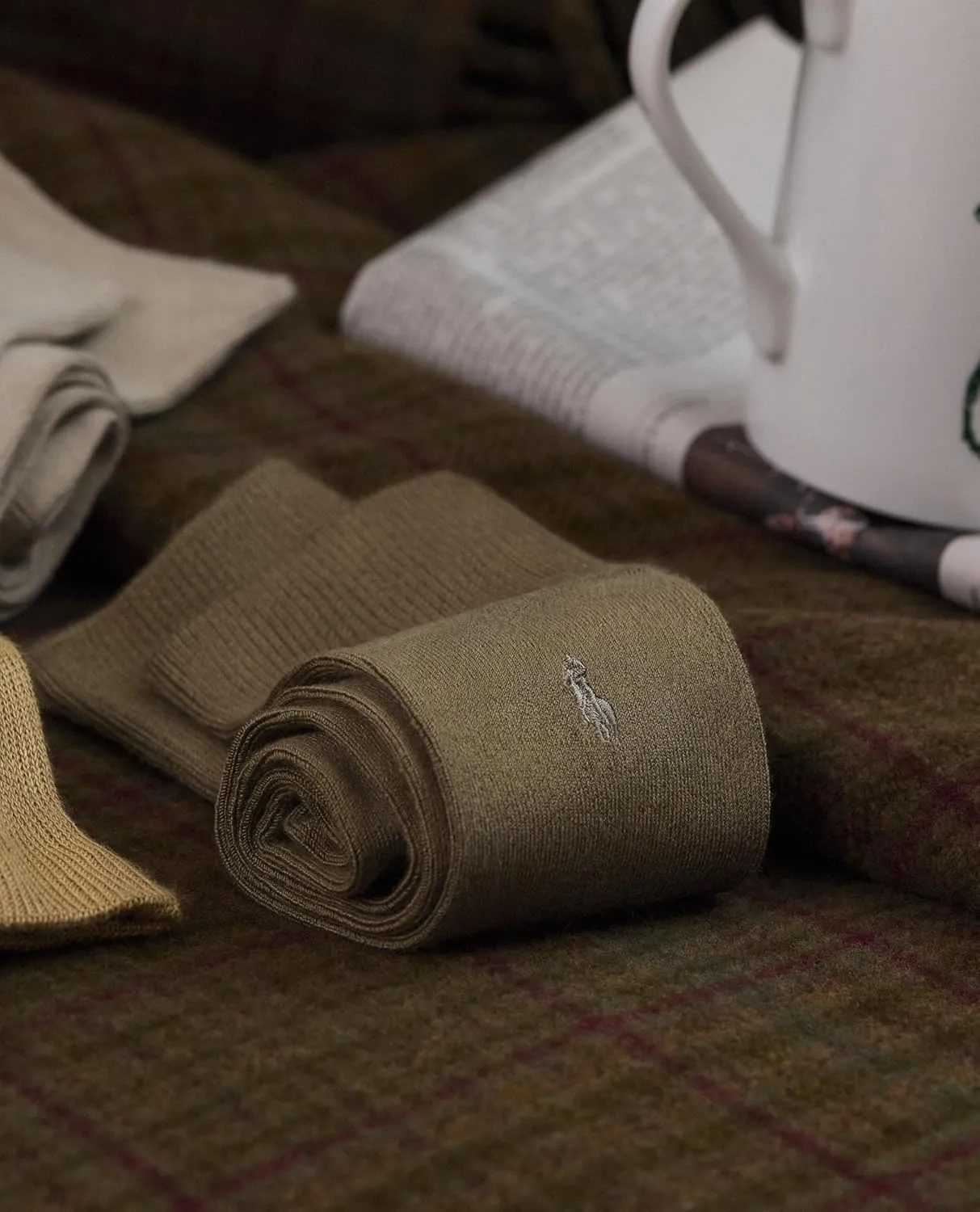 Polo Ralph Lauren Men's Supersoft Flat Crew Socks (3 Pairs)