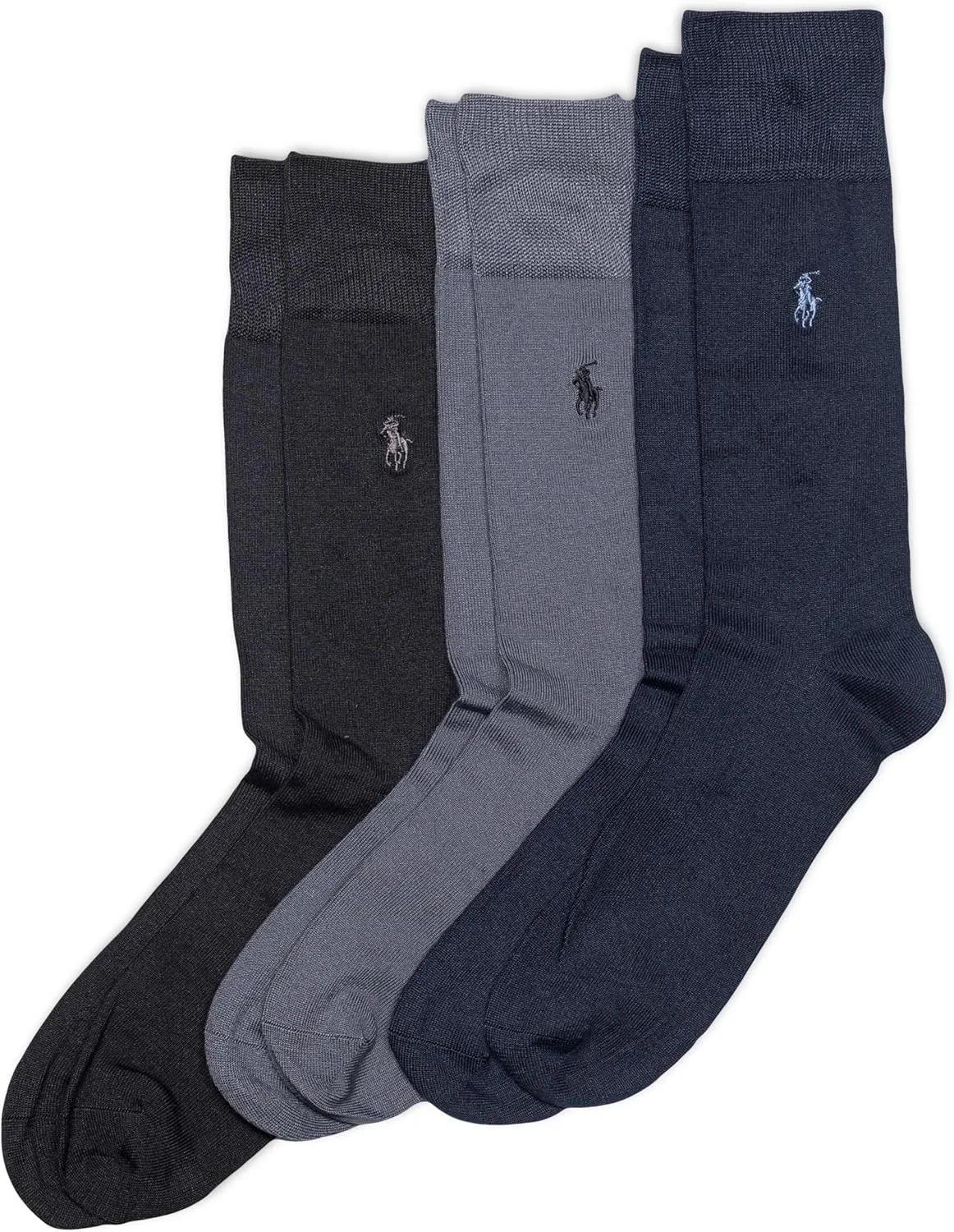 Polo Ralph Lauren Men's Supersoft Flat Crew Socks (3 Pairs)