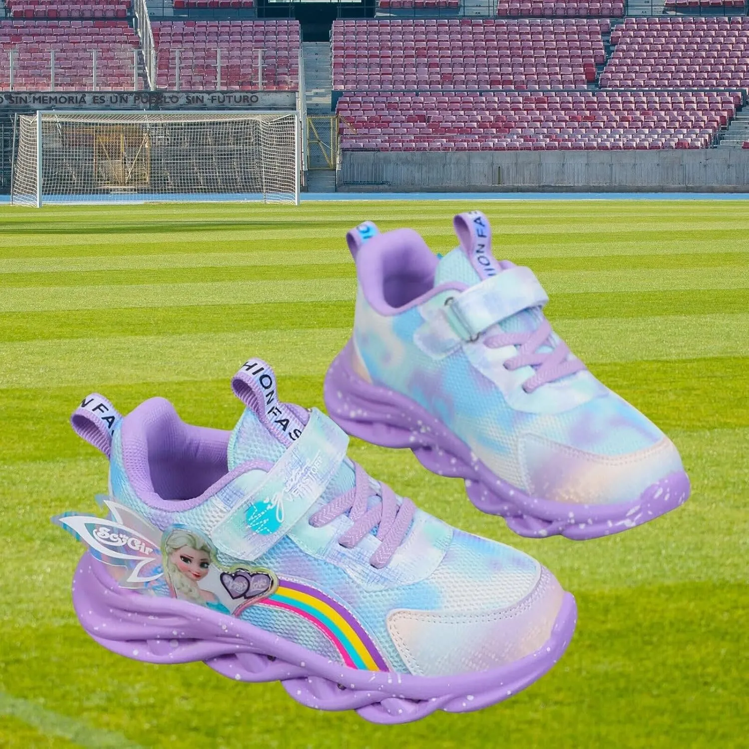 Princess Sneakers for Girls Light Up Shoes Zapatos para Niñas Baby Toddler Shoes Birthday Tenis para Niñas Xmas