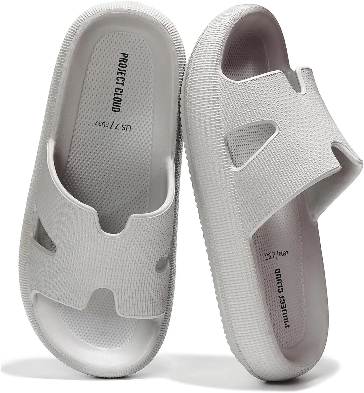 Project Cloud House Slippers Womens Sandals - Non-Slip and Lightweight Recovery Slippers for Women Beach Essentials Water Slides for Women (Pillow)