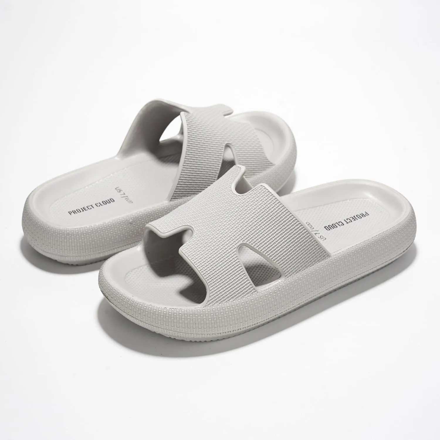 Project Cloud House Slippers Womens Sandals - Non-Slip and Lightweight Recovery Slippers for Women Beach Essentials Water Slides for Women (Pillow)
