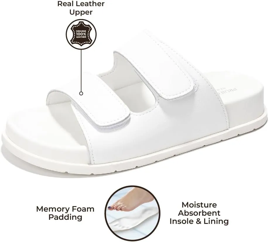 Project Cloud Platform Sandals Women Footwear - Comfortable Summer Slides Memory foam Insole with Adjustable Straps - Casual Wear Womens Sandals