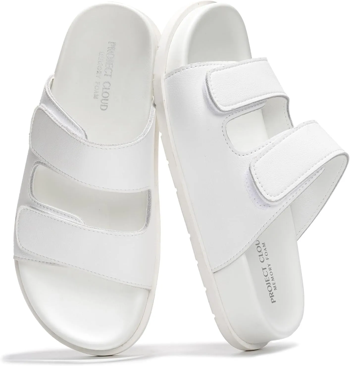 Project Cloud Platform Sandals Women Footwear - Comfortable Summer Slides Memory foam Insole with Adjustable Straps - Casual Wear Womens Sandals