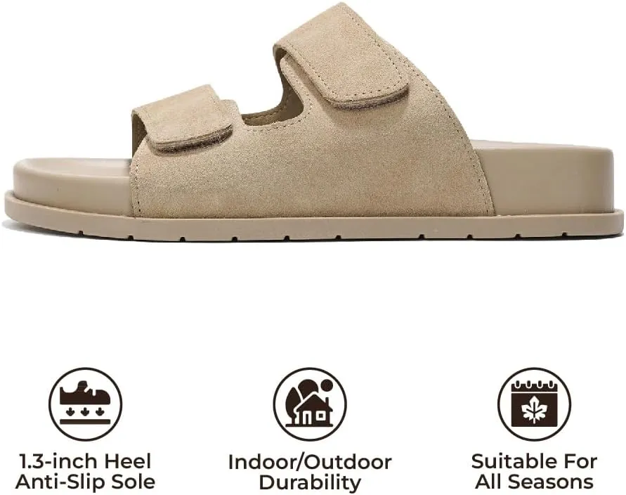 Project Cloud Platform Sandals Women Footwear - Comfortable Summer Slides Memory foam Insole with Adjustable Straps - Casual Wear Womens Sandals