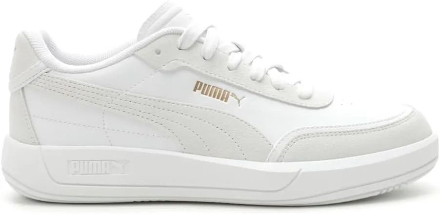 PUMA Womens Club Pearl Lace Up Sneakers Shoes Casual - White - Size 6.5 M