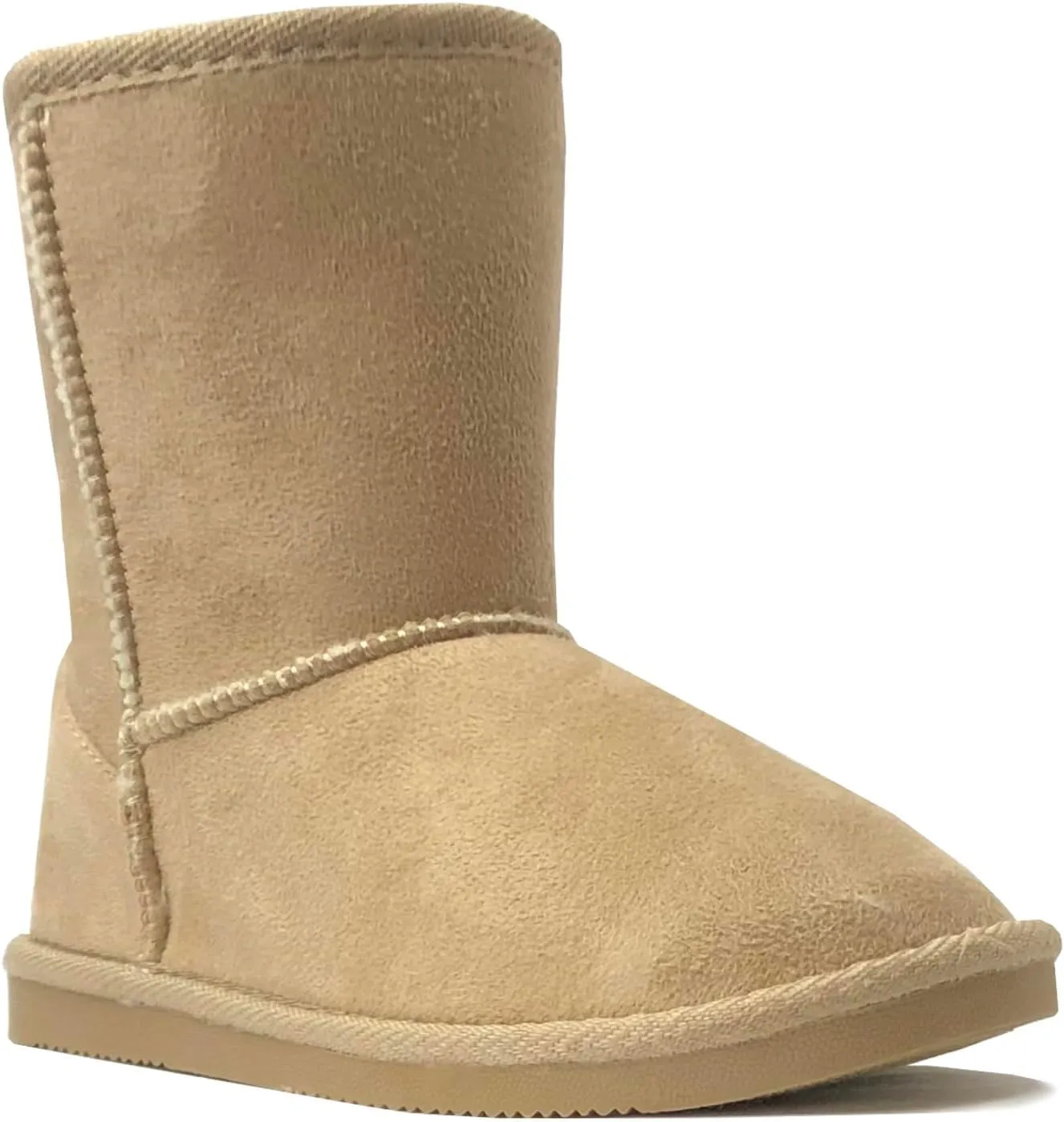 REDVOLUTION New Kids Classic Snow Boots Faux Fur Midcalf Outdoor Boots (Big Kid)