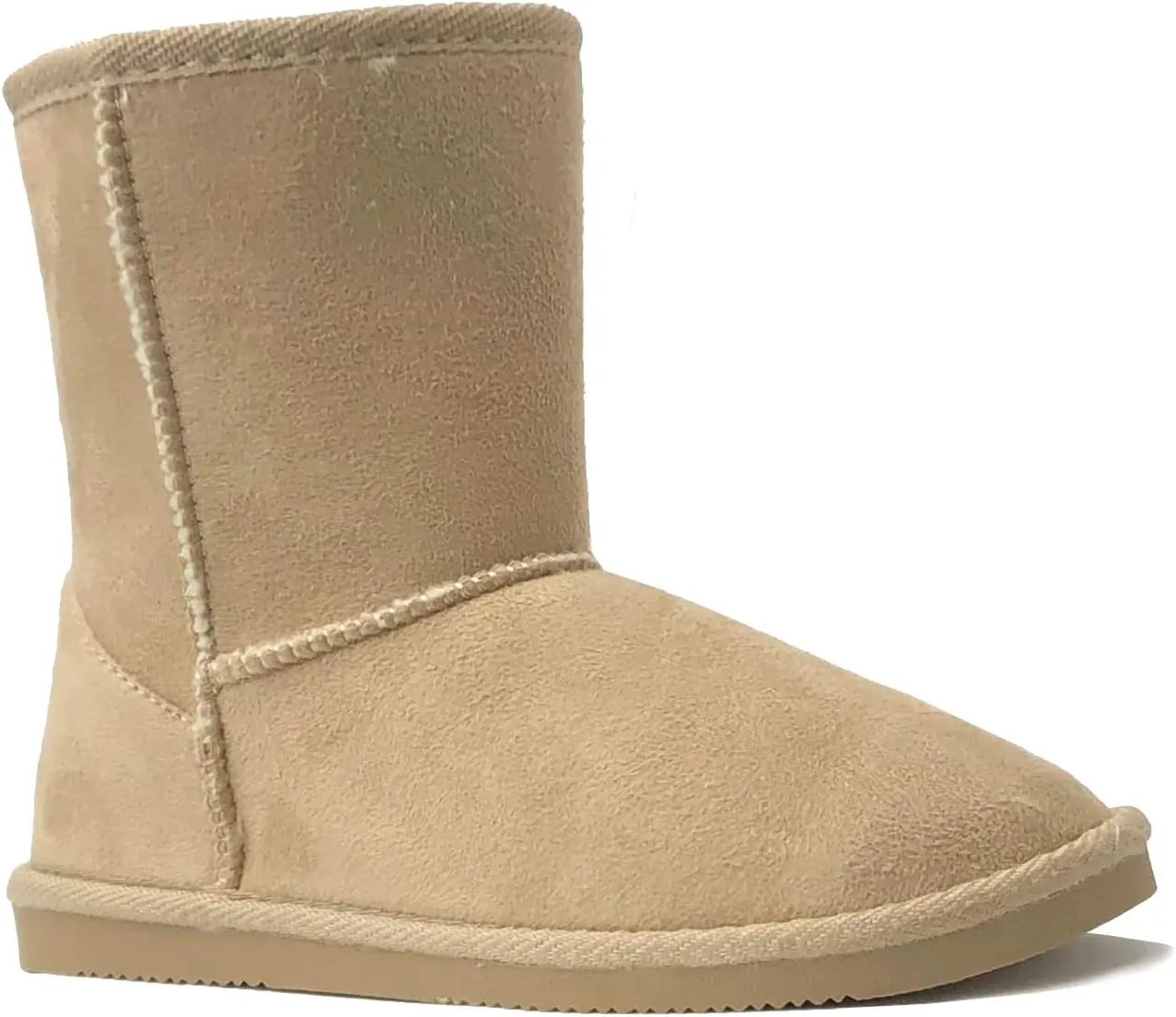 REDVOLUTION New Kids Classic Snow Boots Faux Fur Midcalf Outdoor Boots (Big Kid)
