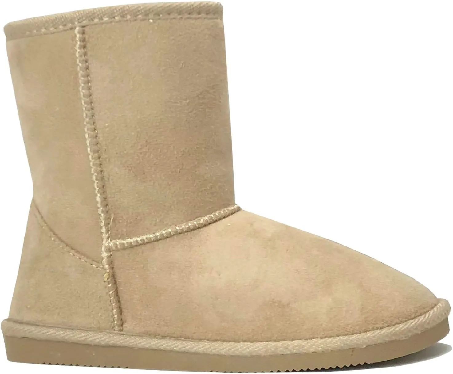 REDVOLUTION New Kids Classic Snow Boots Faux Fur Midcalf Outdoor Boots (Big Kid)