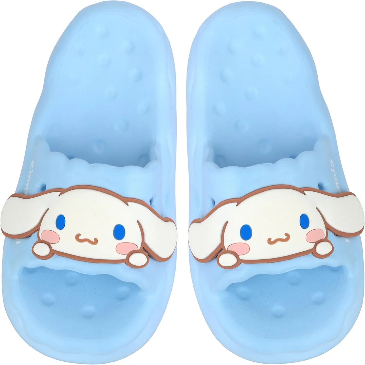 Roffatide Anime Cinnamoroll My Melody Kuromi Slides for Girls House Slides Non-Slip Bathroom Shower Sandals Rubber Slippers