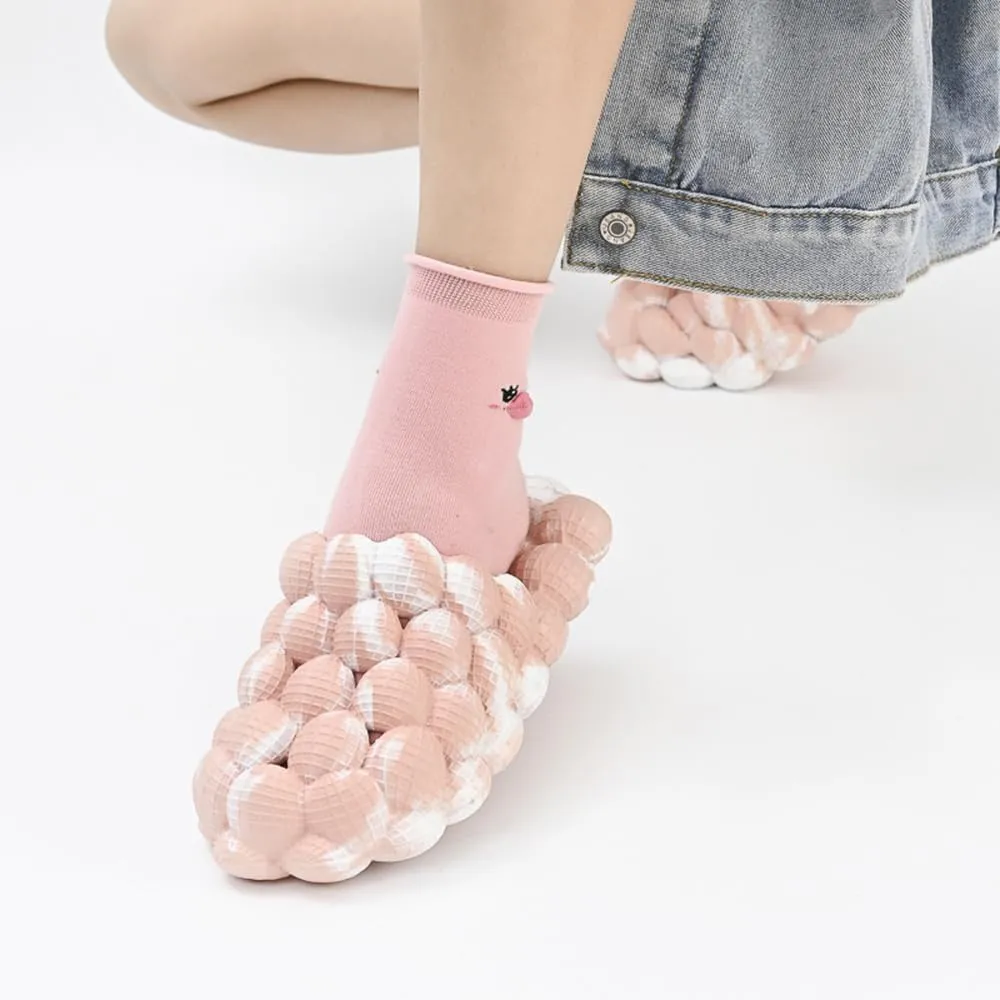 Rojeam House Slippers for Women and Men EVA Shower Shoes Massage Bubble Slides Bathroom Sandals