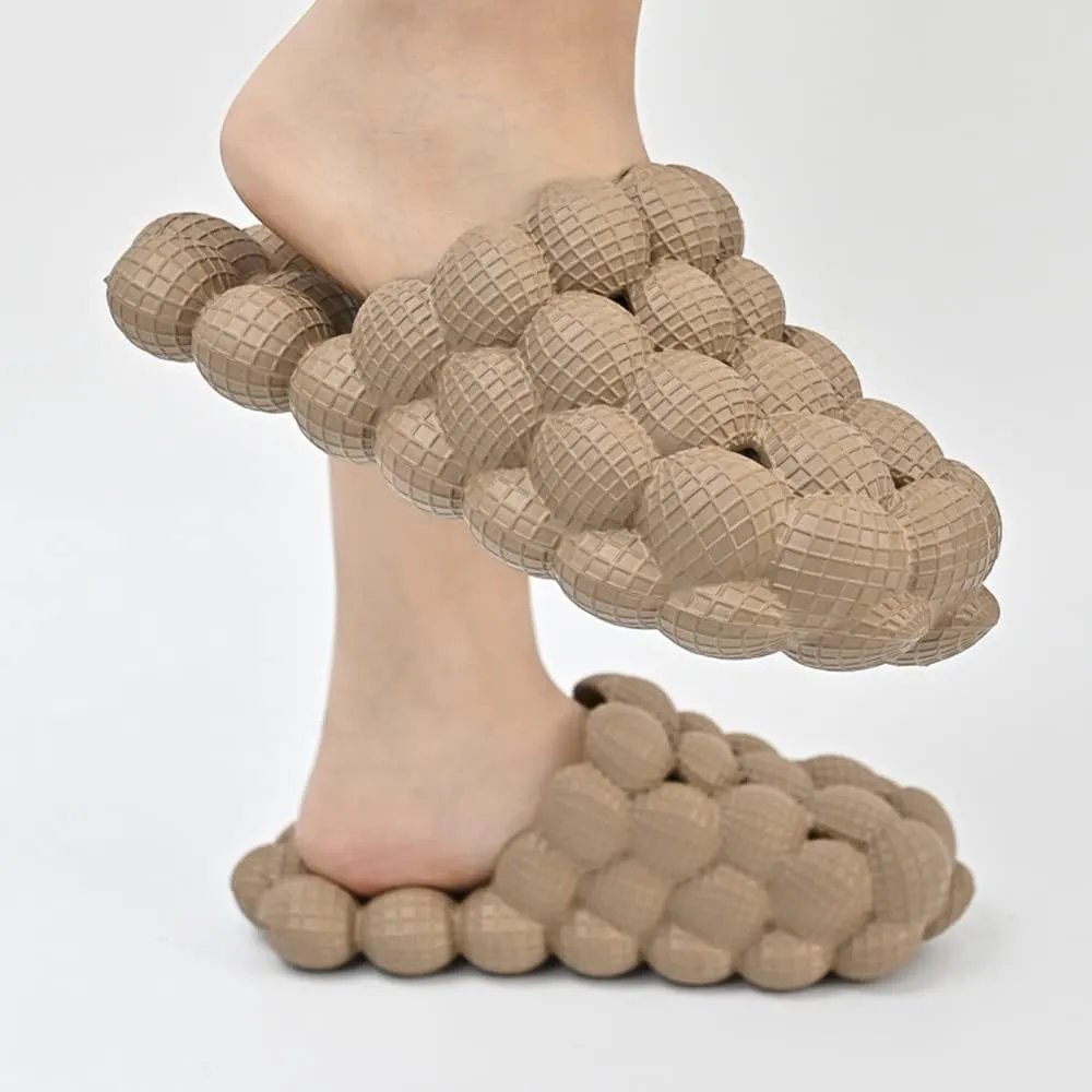 Rojeam House Slippers for Women and Men EVA Shower Shoes Massage Bubble Slides Bathroom Sandals
