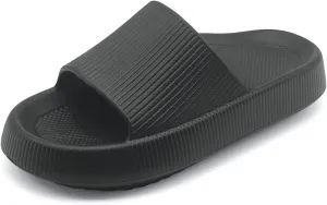 rosyclo Arch Support Slides for Women and Men, Cloud Recovery Sandals Pillow Plantar Fasciitis Slippers, Pain Relief Cushion Cozy Thick Sole Indoor and Outdoor