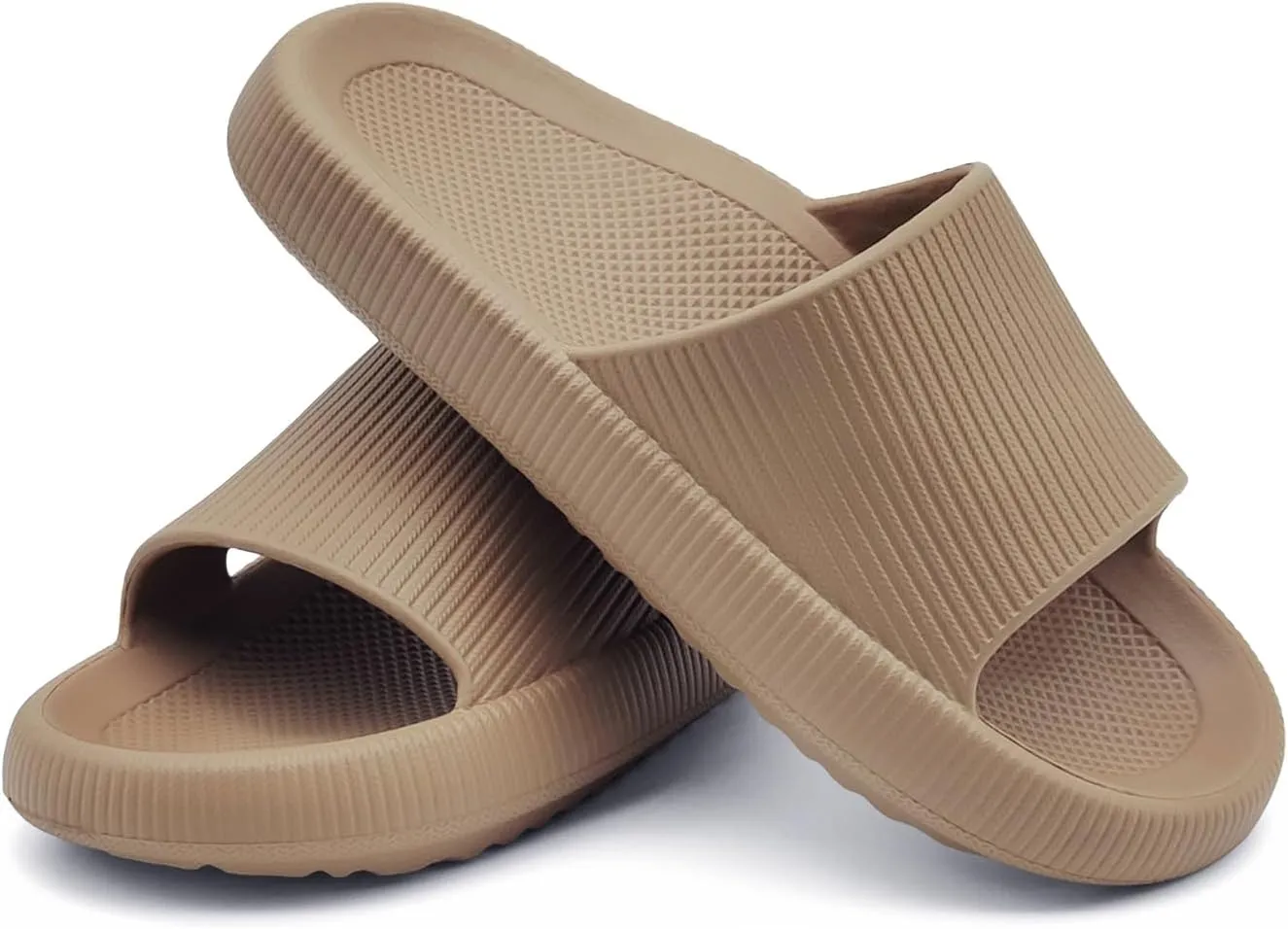 rosyclo Arch Support Slides for Women and Men, Cloud Recovery Sandals Pillow Plantar Fasciitis Slippers, Pain Relief Cushion Cozy Thick Sole Indoor and Outdoor