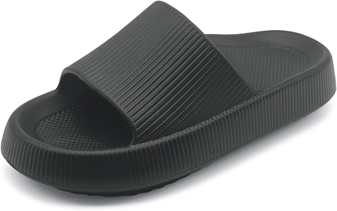 rosyclo Arch Support Slides for Women and Men, Cloud Recovery Sandals Pillow Plantar Fasciitis Slippers, Pain Relief Cushion Cozy Thick Sole Indoor and Outdoor