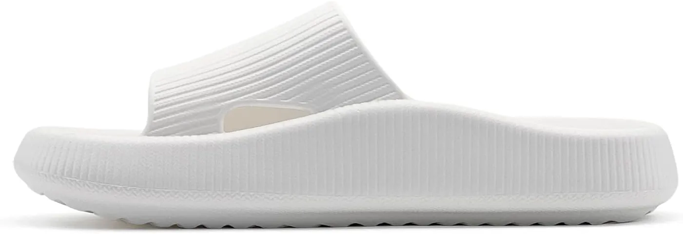 rosyclo Arch Support Slides for Women and Men, Cloud Recovery Sandals Pillow Plantar Fasciitis Slippers, Pain Relief Cushion Cozy Thick Sole Indoor and Outdoor