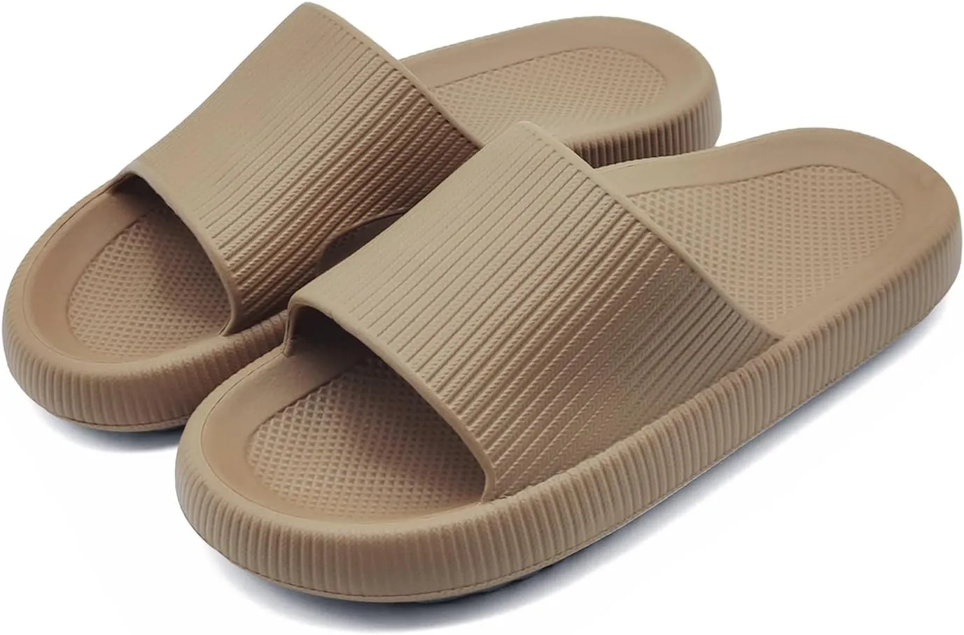 rosyclo Arch Support Slides for Women and Men, Cloud Recovery Sandals Pillow Plantar Fasciitis Slippers, Pain Relief Cushion Cozy Thick Sole Indoor and Outdoor
