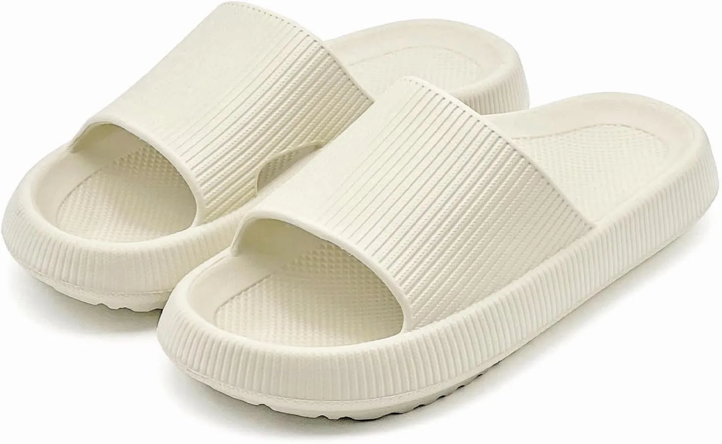 rosyclo Arch Support Slides for Women and Men, Cloud Recovery Sandals Pillow Plantar Fasciitis Slippers, Pain Relief Cushion Cozy Thick Sole Indoor and Outdoor