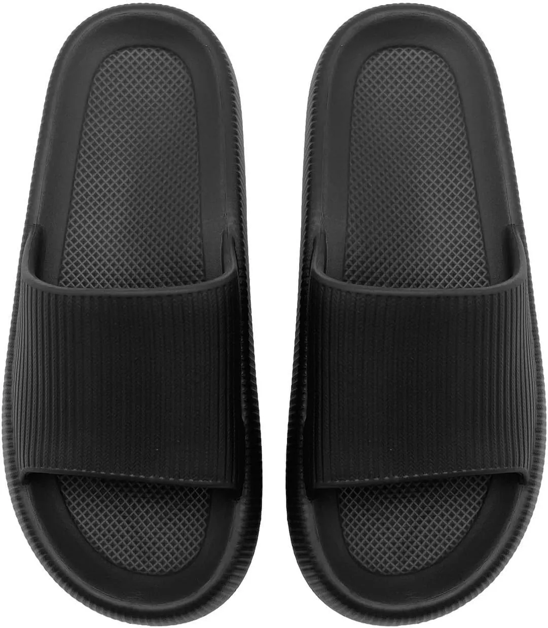 rosyclo Arch Support Slides for Women and Men, Cloud Recovery Sandals Pillow Plantar Fasciitis Slippers, Pain Relief Cushion Cozy Thick Sole Indoor and Outdoor