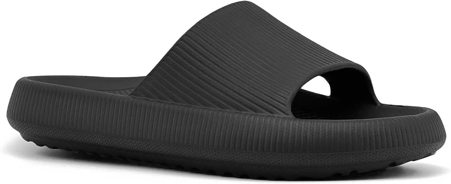 rosyclo Arch Support Slides for Women and Men, Cloud Recovery Sandals Pillow Plantar Fasciitis Slippers, Pain Relief Cushion Cozy Thick Sole Indoor and Outdoor