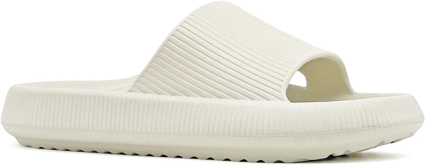 rosyclo Arch Support Slides for Women and Men, Cloud Recovery Sandals Pillow Plantar Fasciitis Slippers, Pain Relief Cushion Cozy Thick Sole Indoor and Outdoor