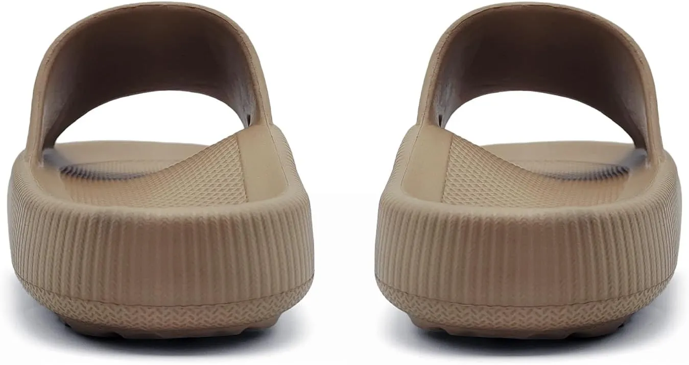 rosyclo Arch Support Slides for Women and Men, Cloud Recovery Sandals Pillow Plantar Fasciitis Slippers, Pain Relief Cushion Cozy Thick Sole Indoor and Outdoor