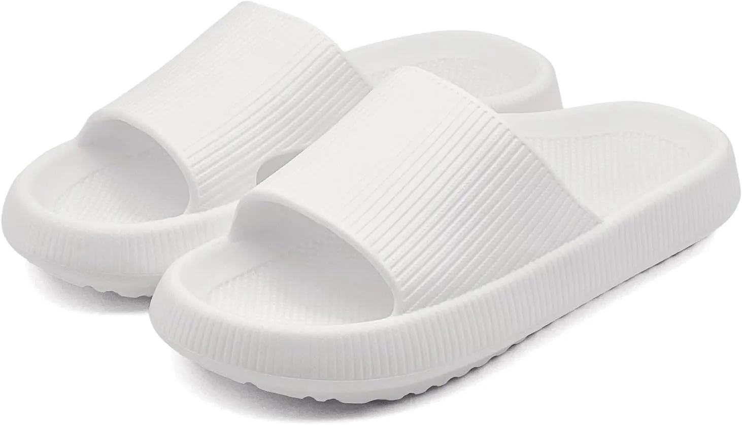 rosyclo Arch Support Slides for Women and Men, Cloud Recovery Sandals Pillow Plantar Fasciitis Slippers, Pain Relief Cushion Cozy Thick Sole Indoor and Outdoor