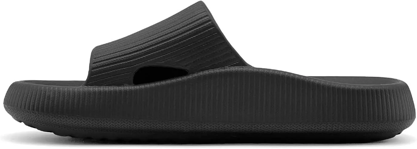 rosyclo Arch Support Slides for Women and Men, Cloud Recovery Sandals Pillow Plantar Fasciitis Slippers, Pain Relief Cushion Cozy Thick Sole Indoor and Outdoor