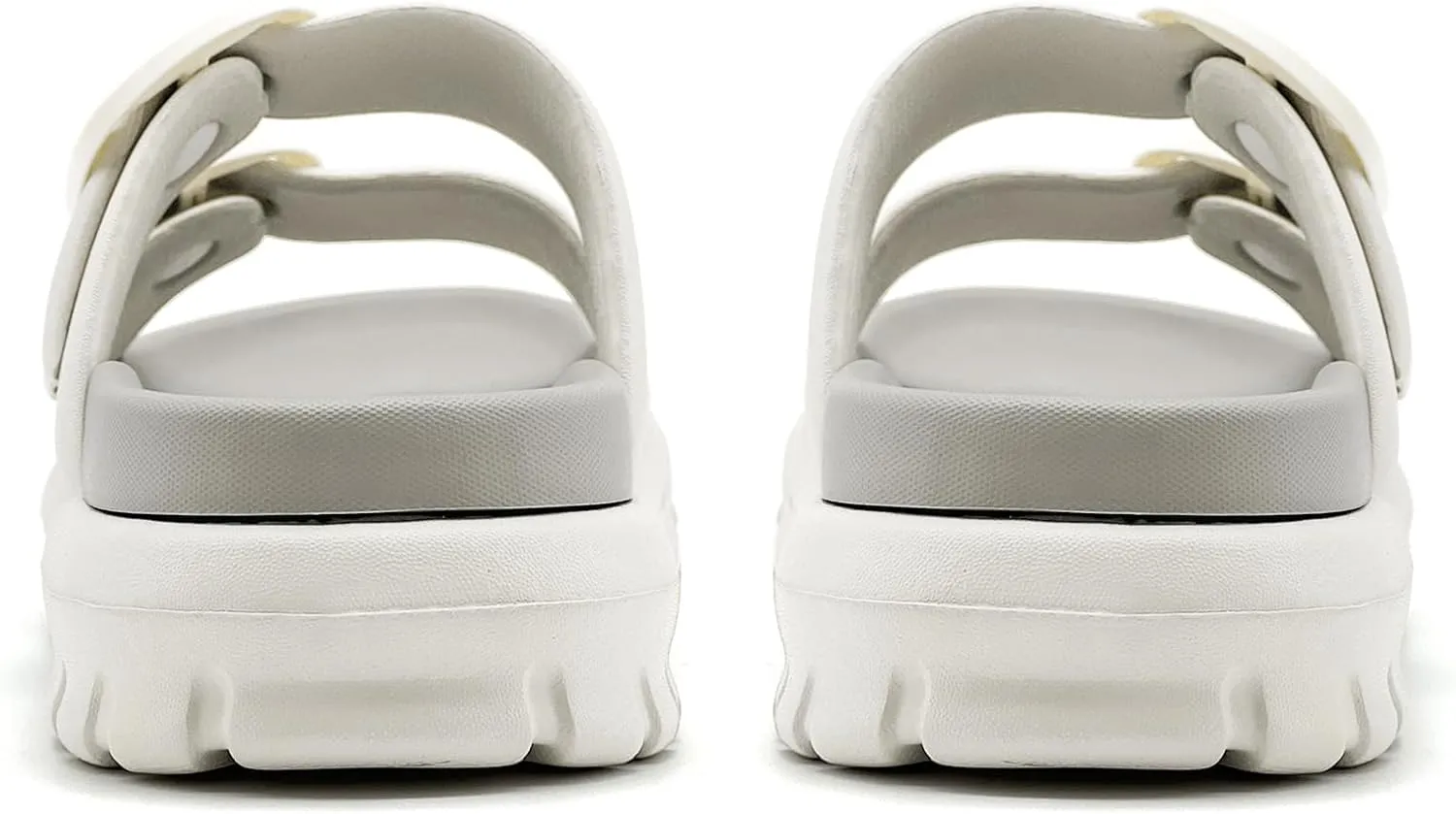rosyclo Cloud Sandals for Women and Men, Pillow House Slippers Shower Shoes Bathroom Indoor Outdoor Slide Sandals, Buckle Adjustable, Ultimate Comfort, Lightweight, Thick Sole, Non-Slip