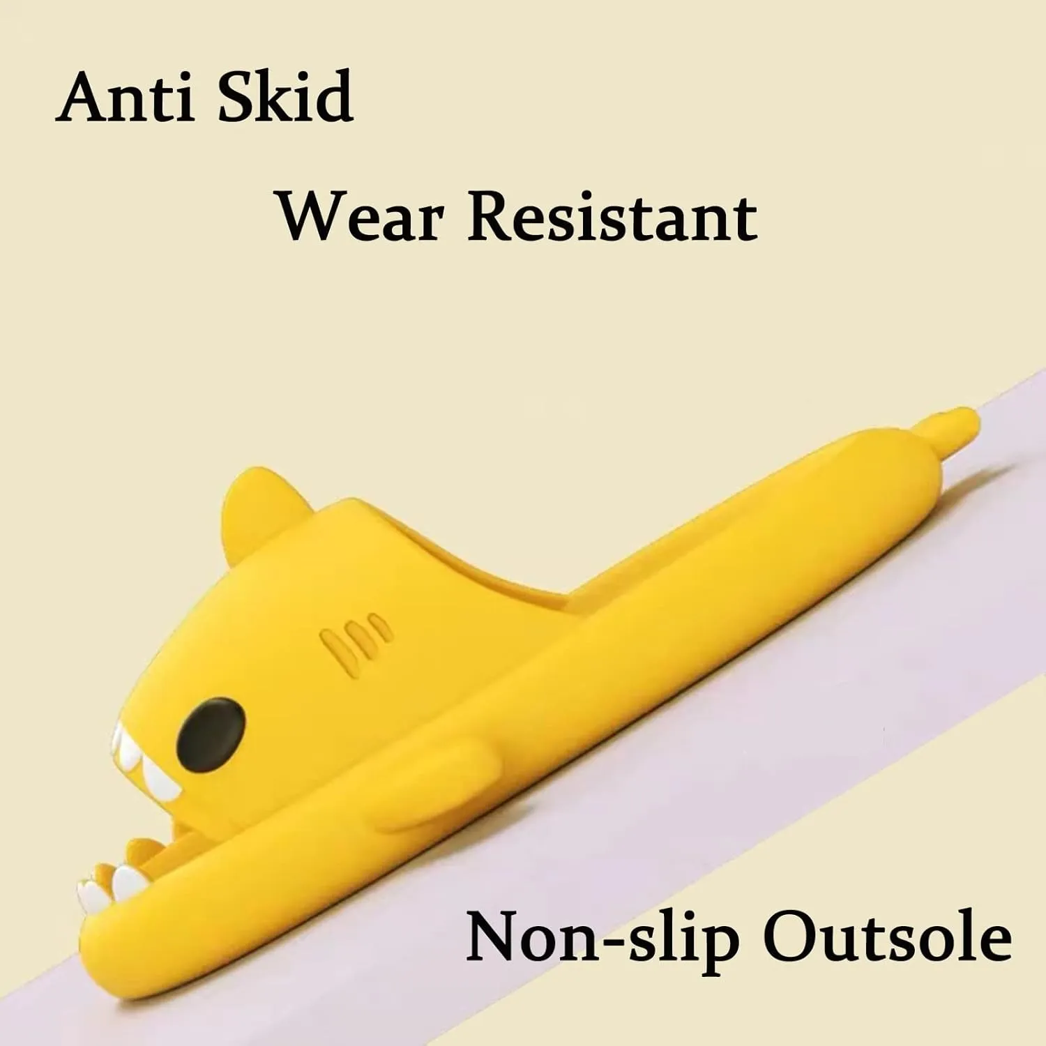 sharllen Shark Sandals Slides for Women Men Cute Novelty Cartoon Anti-Slip Open Toe Slides Summer Lightweight Shark Sandals
