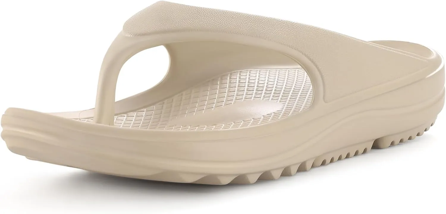 shevalues Orthopedic Sandals for Women Arch Support Recovery Flip Flops Pillow Soft Summer Beach Shoes