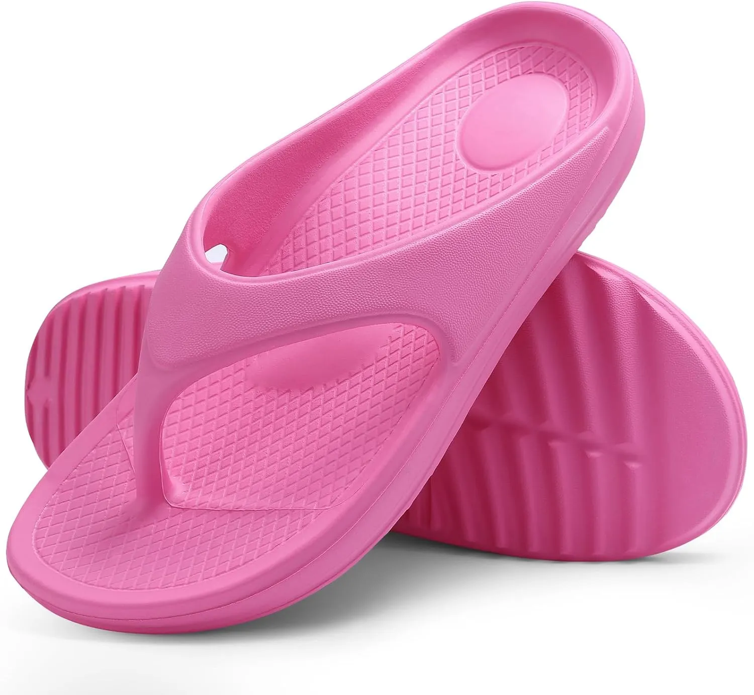 shevalues Orthopedic Sandals for Women Arch Support Recovery Flip Flops Pillow Soft Summer Beach Shoes