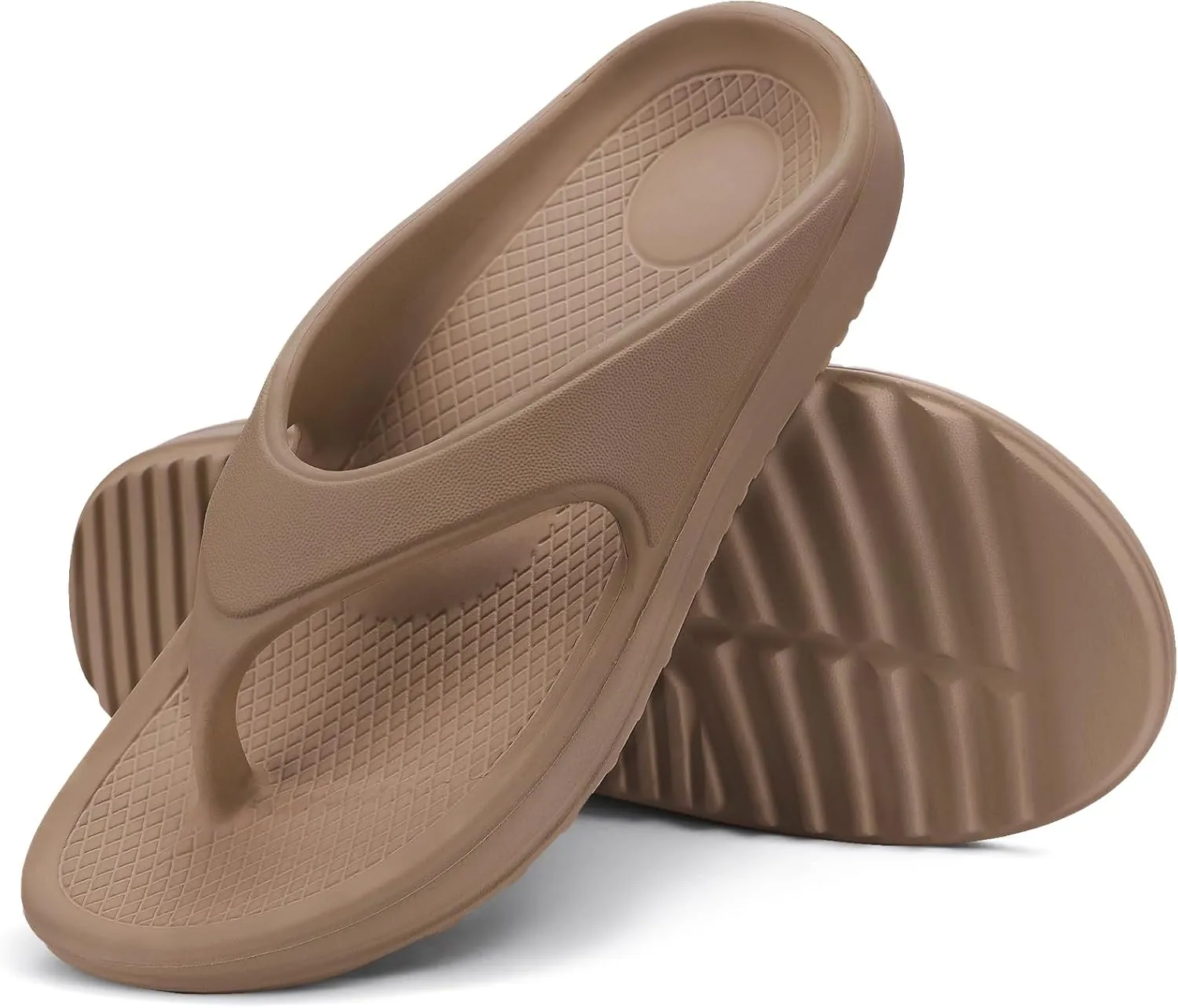 shevalues Orthopedic Sandals for Women Arch Support Recovery Flip Flops Pillow Soft Summer Beach Shoes
