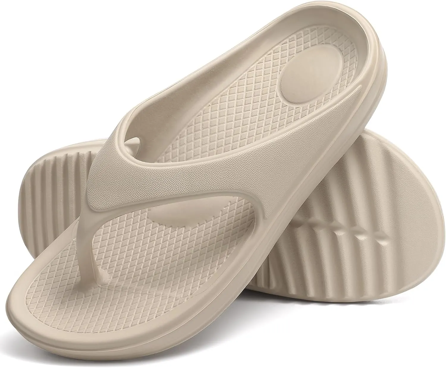 shevalues Orthopedic Sandals for Women Arch Support Recovery Flip Flops Pillow Soft Summer Beach Shoes