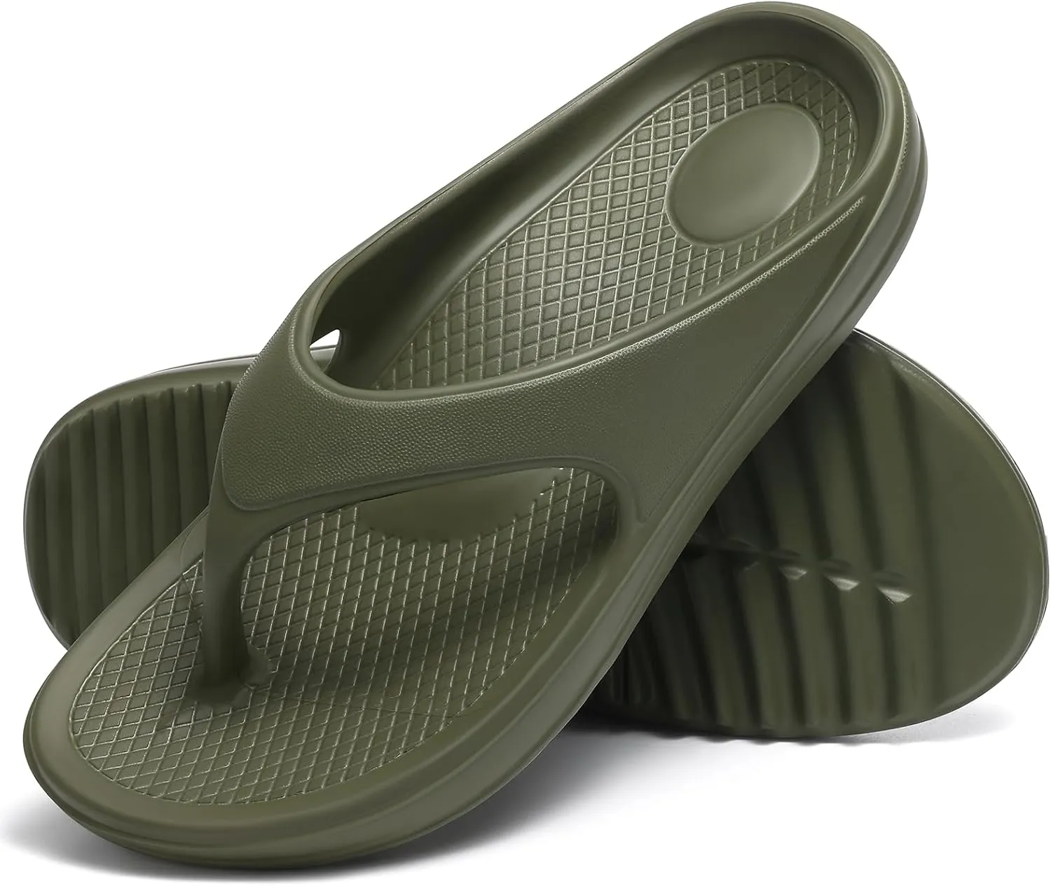 shevalues Orthopedic Sandals for Women Arch Support Recovery Flip Flops Pillow Soft Summer Beach Shoes