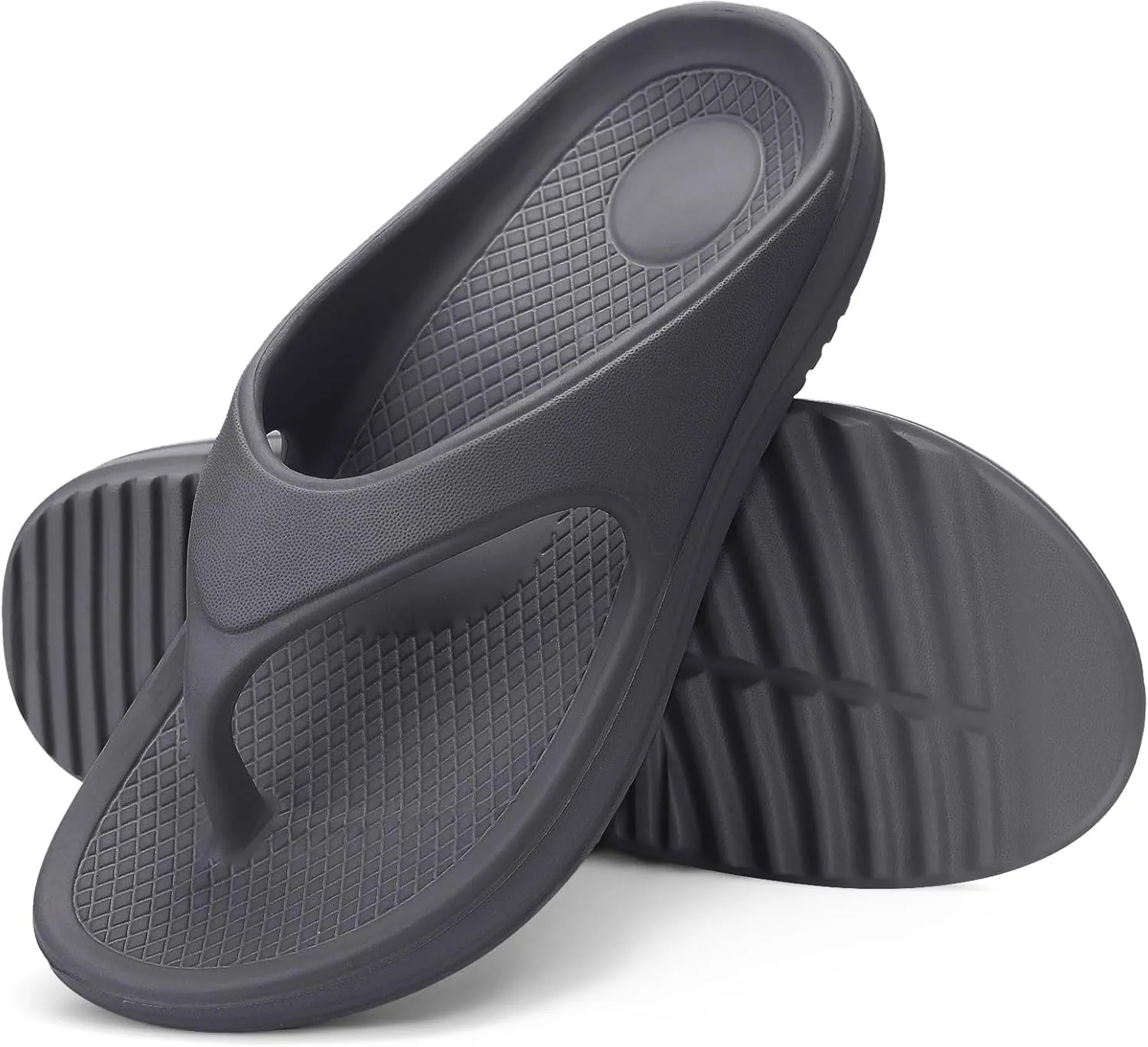 shevalues Orthopedic Sandals for Women Arch Support Recovery Flip Flops Pillow Soft Summer Beach Shoes