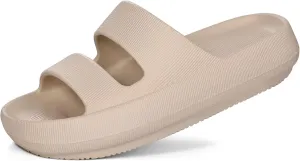 shevalues Orthopedic Slide Sandals for Women with Arch Support Pillow Soft Recovery Slip on Sandals Lightweight Summer Cloud Slippers for Plantar Fasciitis