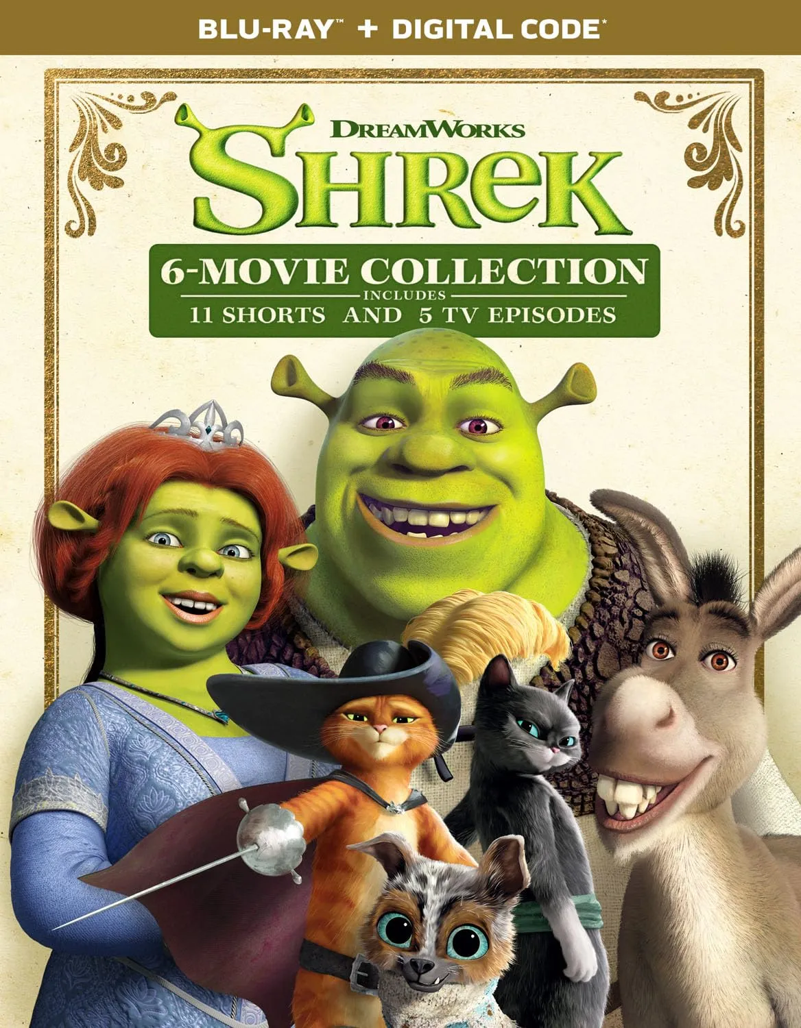 Shrek 6-Movie Collection - Blu-ray   Digital