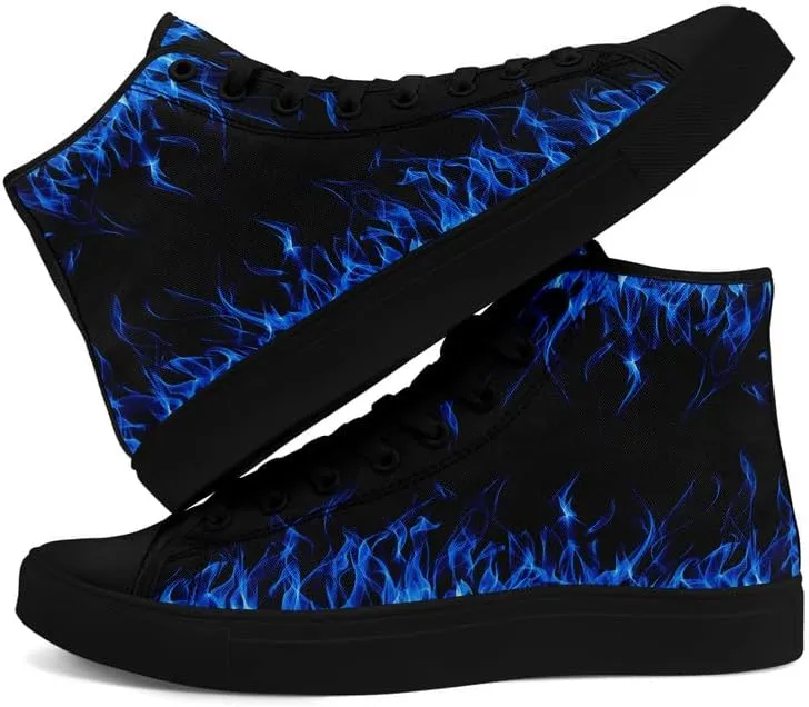 Skull High Tops Canvas Shoes for Men Women Classic Lace Up Gothic Fashion Sneaker Street Casual Canvas Sneakers