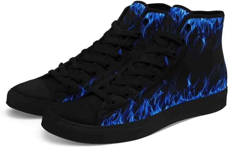 Skull High Tops Canvas Shoes for Men Women Classic Lace Up Gothic Fashion Sneaker Street Casual Canvas Sneakers