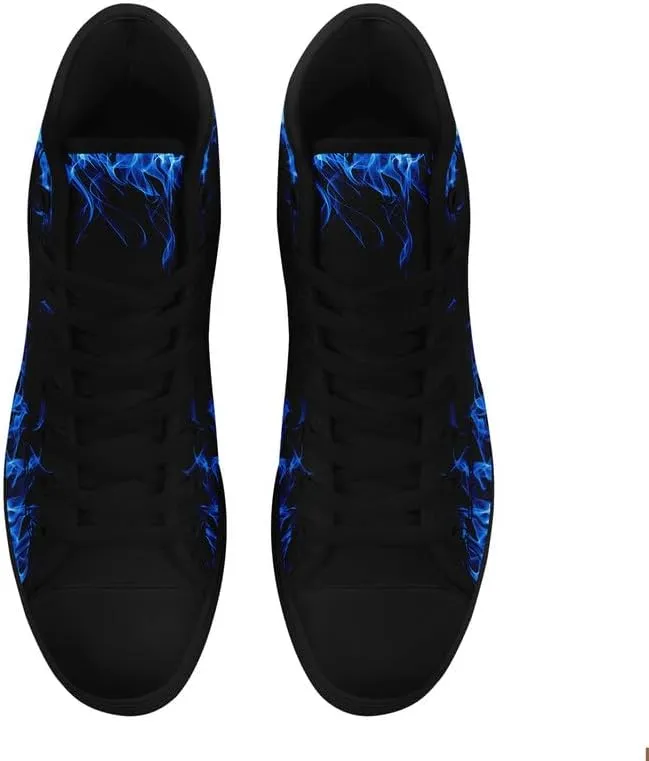 Skull High Tops Canvas Shoes for Men Women Classic Lace Up Gothic Fashion Sneaker Street Casual Canvas Sneakers