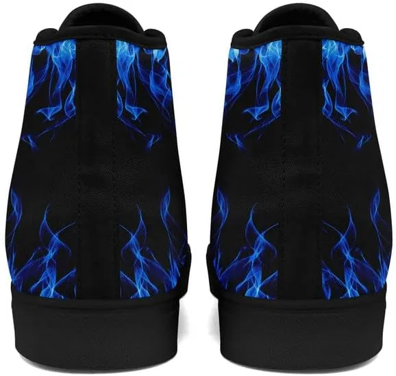 Skull High Tops Canvas Shoes for Men Women Classic Lace Up Gothic Fashion Sneaker Street Casual Canvas Sneakers