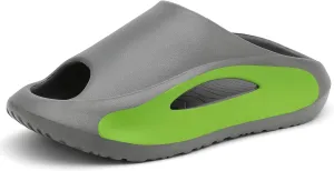 Slide Sandals Men Women Platform Sandals With Comfortable Pillow Slippers Non-Slip Lightweight Shower Shoes