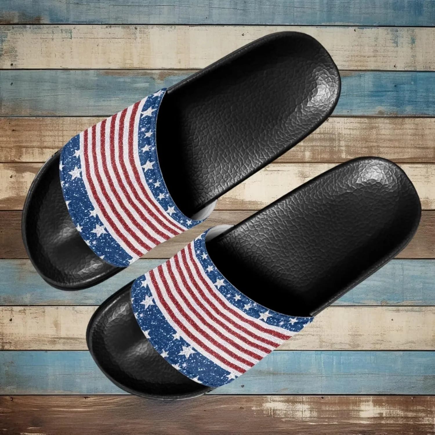 Slides for Women Men Pillow Slippers Non-Slip Bathroom Shower Sandals Soft EVA Sole Indoor and Outdoor Slides