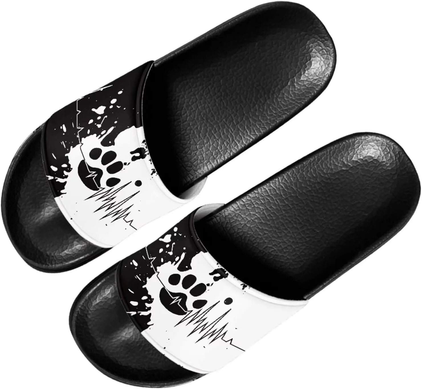 Slippers for Women and Men, Pillow House Slippers Shower Shoes Indoor Slides Bathroom Sandals
