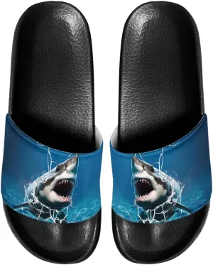 Slippers for Women and Men, Pillow House Slippers Shower Shoes Indoor Slides Bathroom Sandals