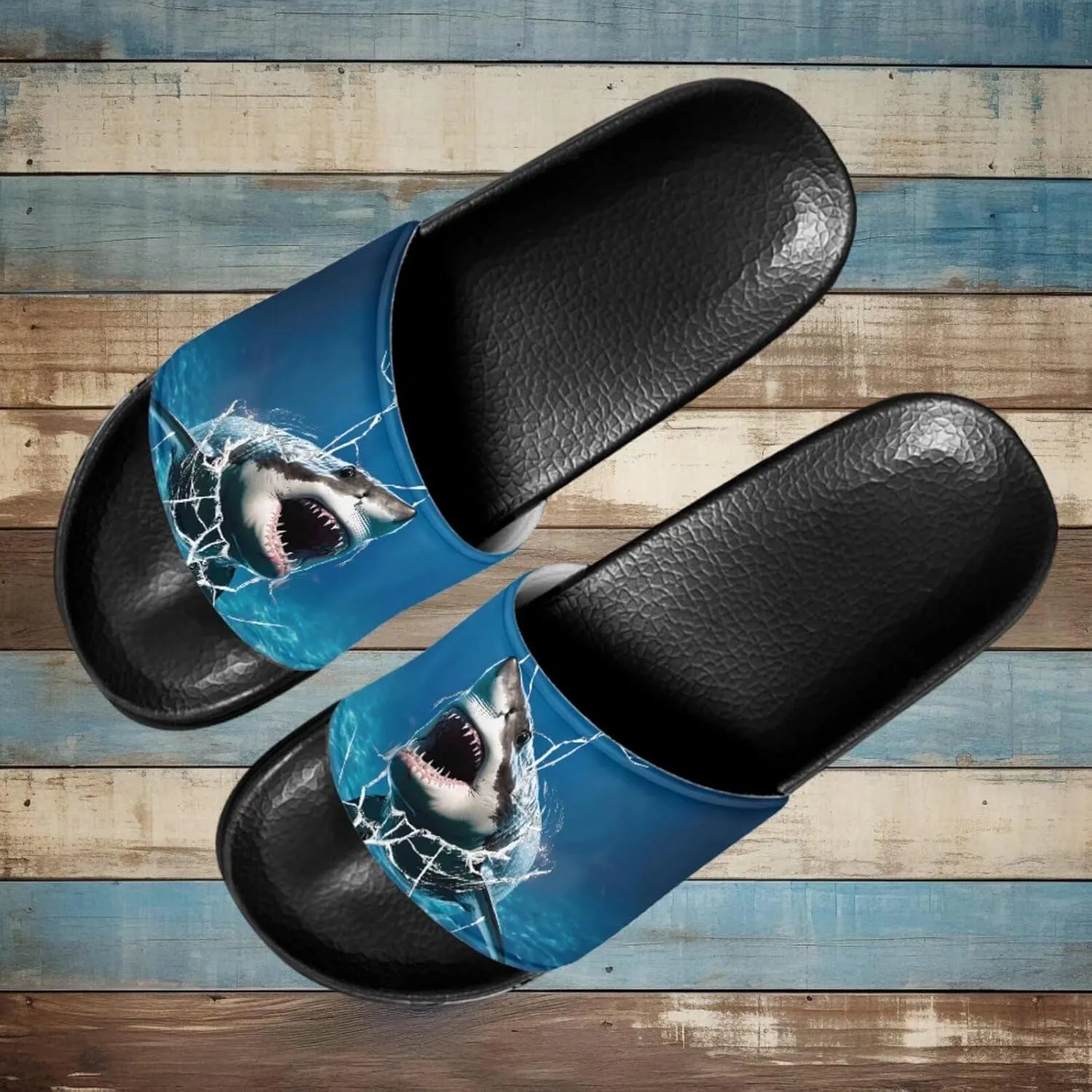 Slippers for Women and Men, Pillow House Slippers Shower Shoes Indoor Slides Bathroom Sandals