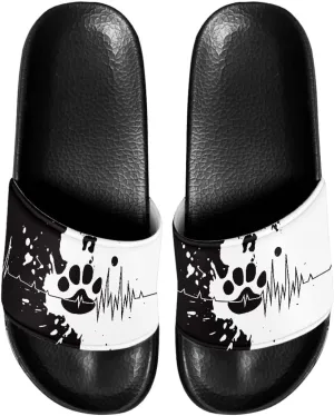 Slippers for Women and Men, Pillow House Slippers Shower Shoes Indoor Slides Bathroom Sandals